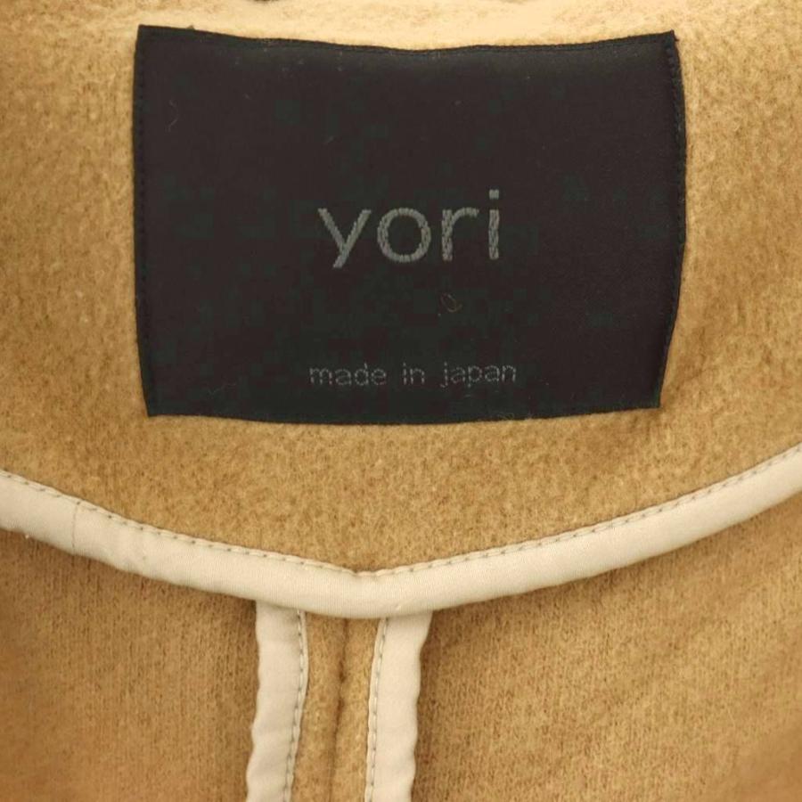 美品 yori   フードガウンコート  キャメル ヨリ yori フーデッドガウンコート F キャメル /SS □OS □GY59