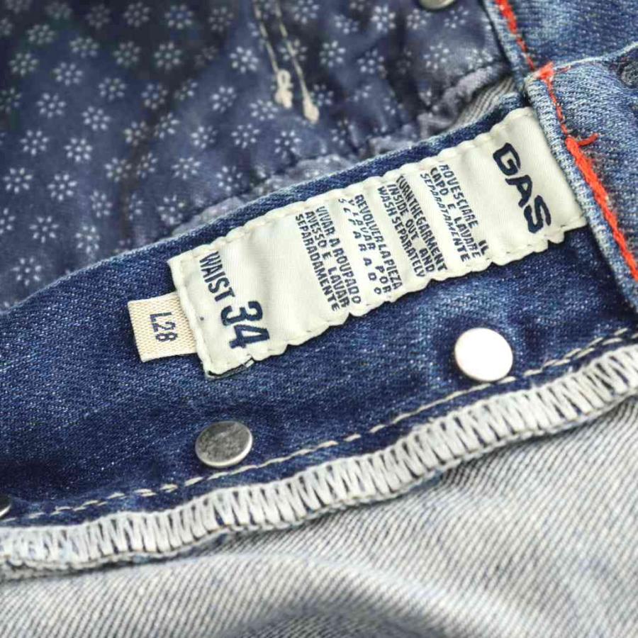 ガス GAS デニムパンツ ジーンズ W34 L28 青 ブルー /SS OS GY59 メンズ : ブランド古着販売のベクトル - 通販 ...