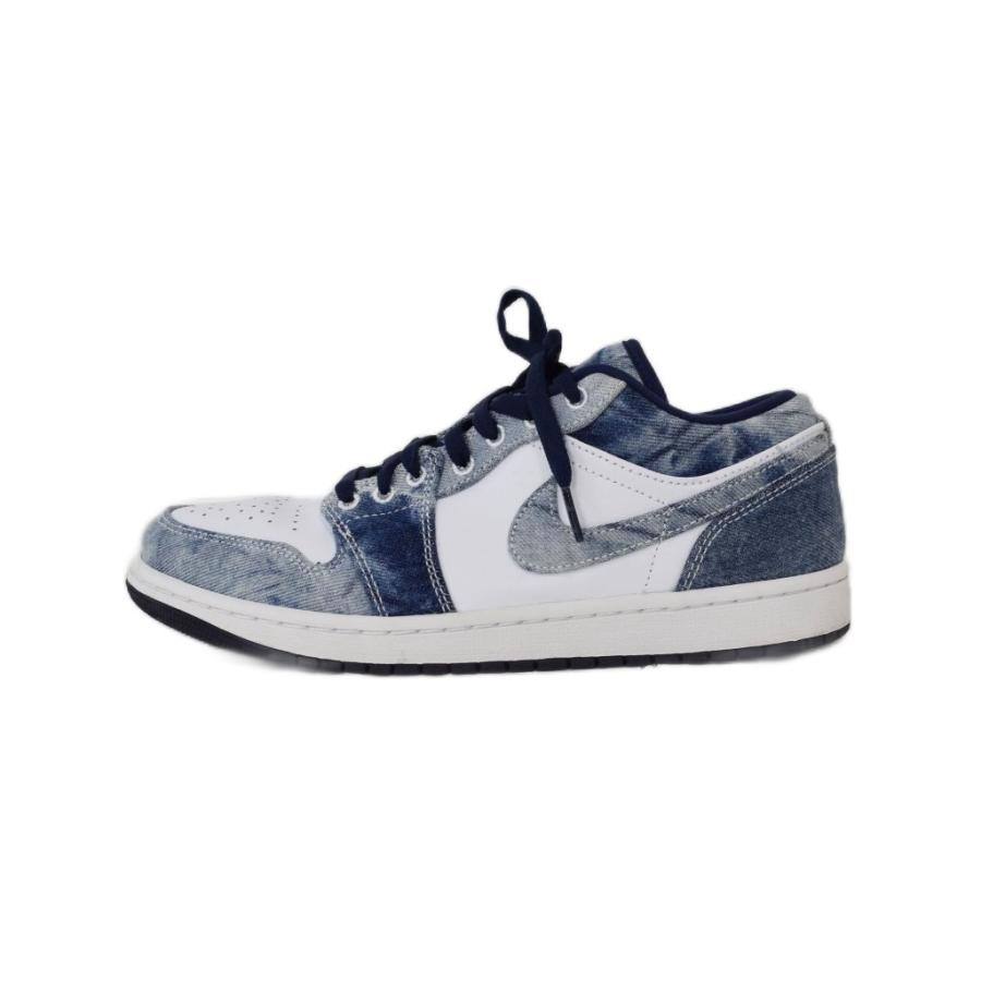 新品 Nike Air Jordan 1 Low デニムスニーカー26.5cm NIKE（ナイキ） NIKE AIR JORDAN 1 LOW SE WASHED DENIM エア