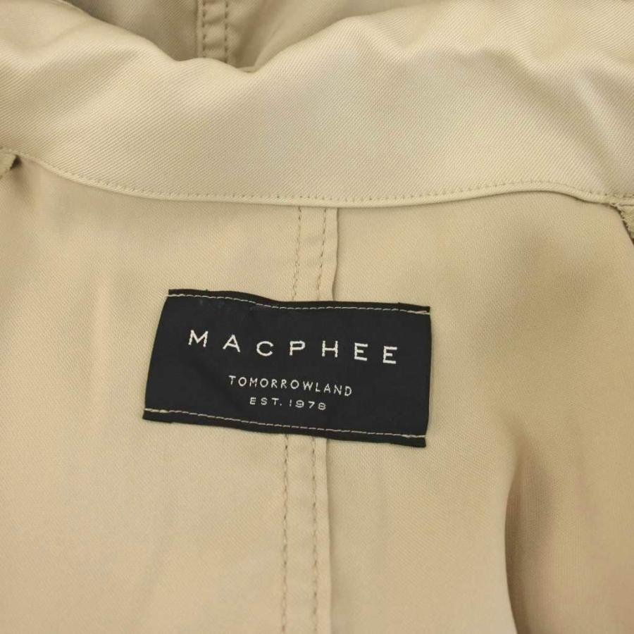 マカフィー MACPHEE トゥモローランド ガウンコート ロング 36
