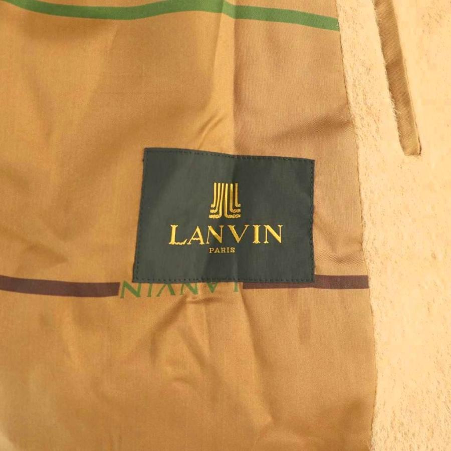ランバン LANVIN ダブルコート アルパカ R50-46 ベージュ /ES □GY49