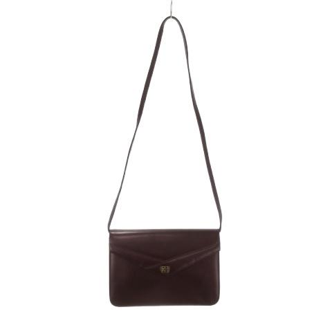 ジバンシィ GIVENCHY SACS ショルダーバッグ レザー 革 切替 ロゴ