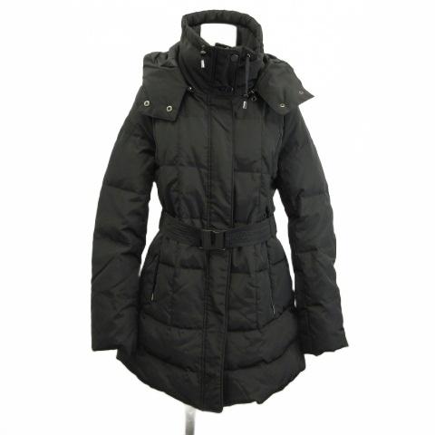 ザラ ベーシック ZARA BASIC ダウンジャケット 上着 L 黒 ブラック 