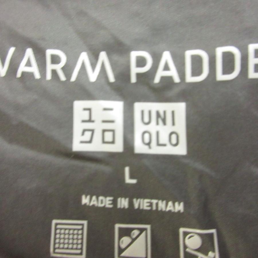 ユニクロ（UNIQLO） ベスト L グレー Vネック キルティング