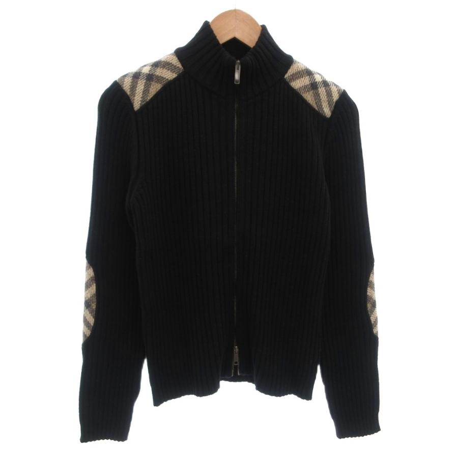 バーバリー ロンドン BURBERRY LONDON ドライバーズニット ジップ 