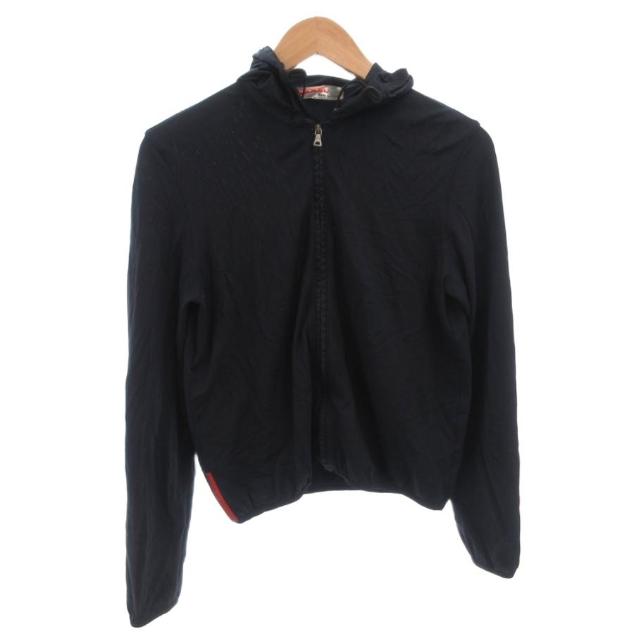 PRADA SPORT（プラダスポーツ） ジップアップパーカー フーディ ロゴ