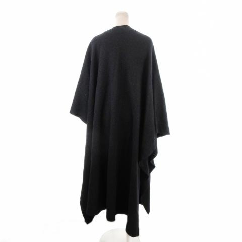 ZARA（ザラ） コート ポンチョ ケープ マント ロング丈 M 紺 ネイビー