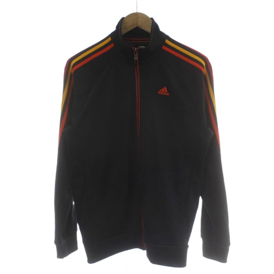 adidas ジップアップジャケット上下セット L ブラック/レッド/ゴールド adidas ジップアップジャケット上下セット L ブラック/レッド/ゴールド