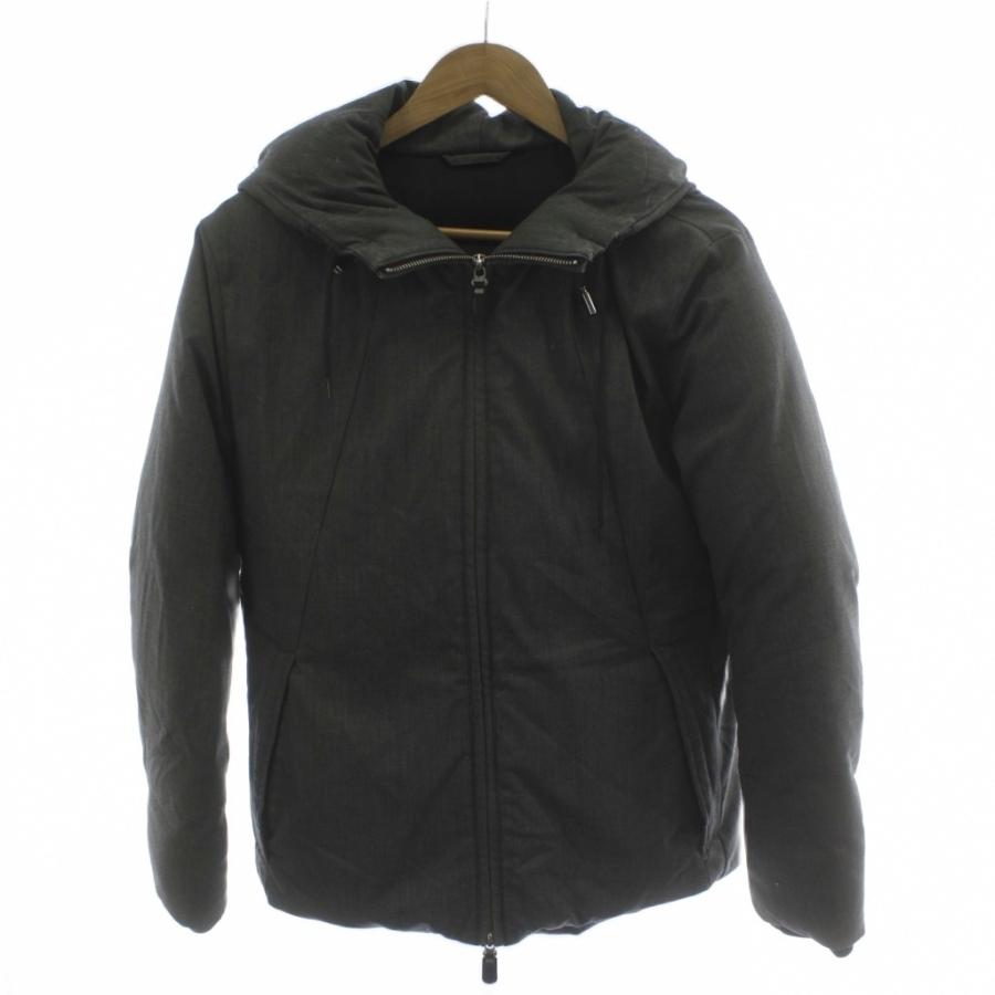 モルガンオム MORGAN HOMME ダウンジャケット 上着 M グレー 無地 