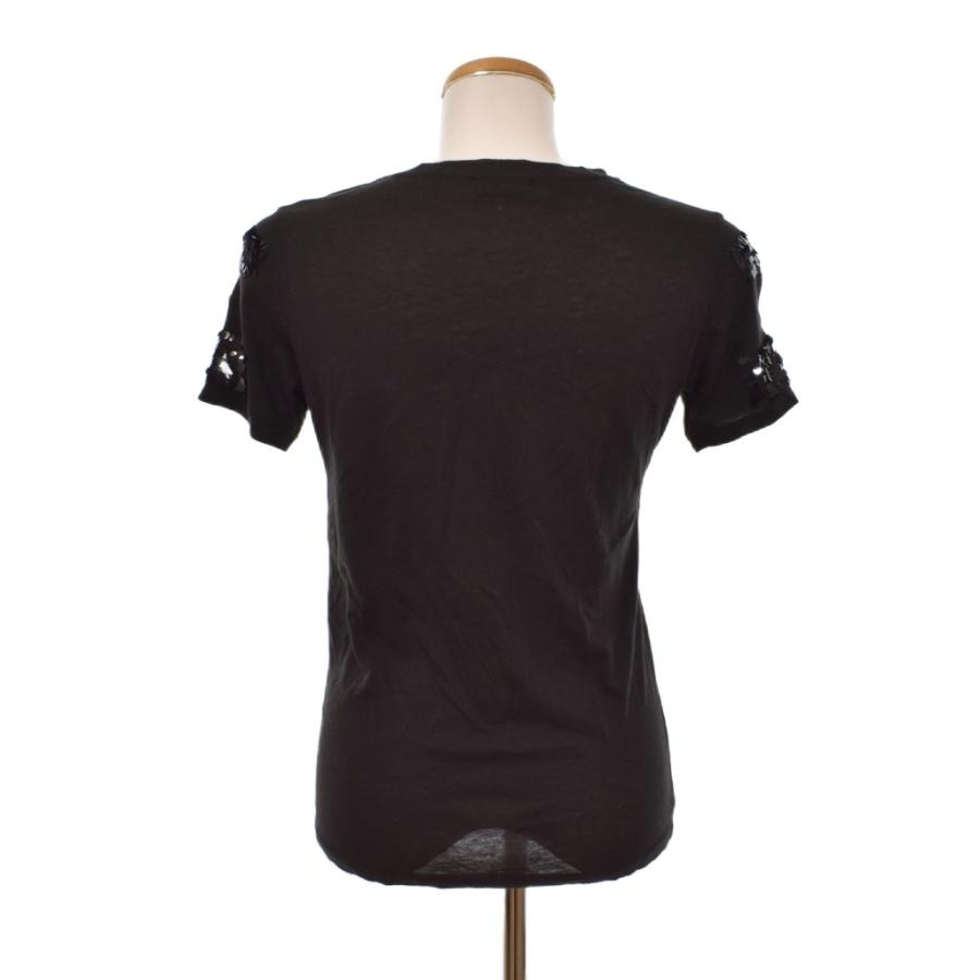 MONCLER（モンクレール） MONCLER Tシャツ 半袖 スパンコール S 黒