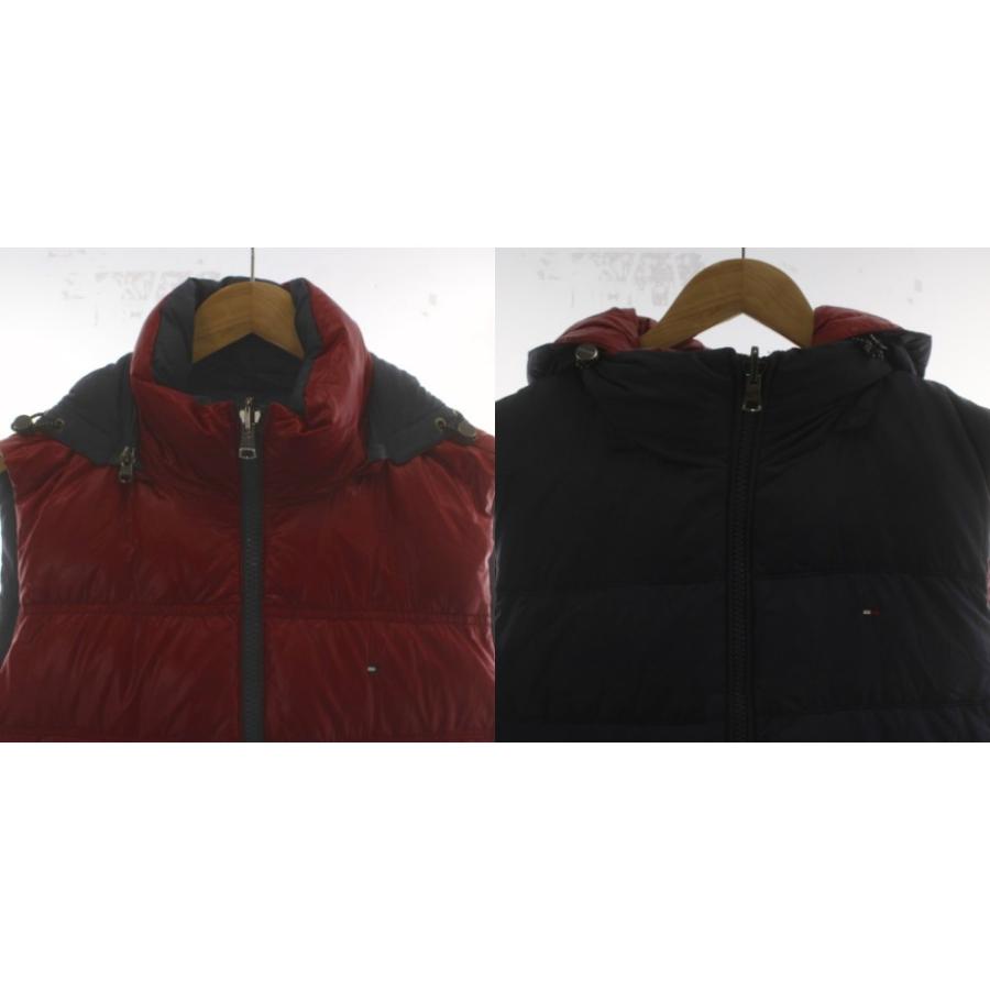 TOMMY HILFIGER（トミー・ヒルフィガー） ダウンベスト 上着 XL 赤 