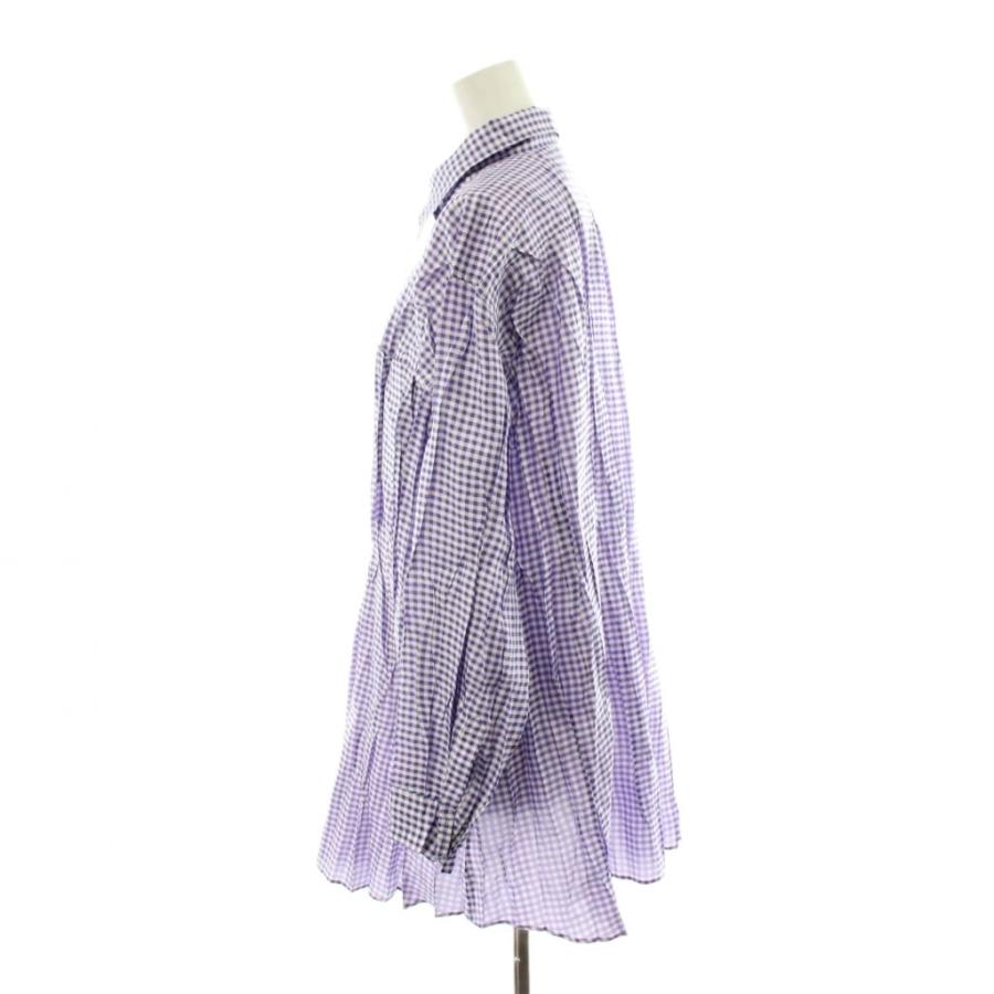プリーツプリーズ チェック柄シャツ PLEATS PLEASE ISSEY MIYAKE - 極 