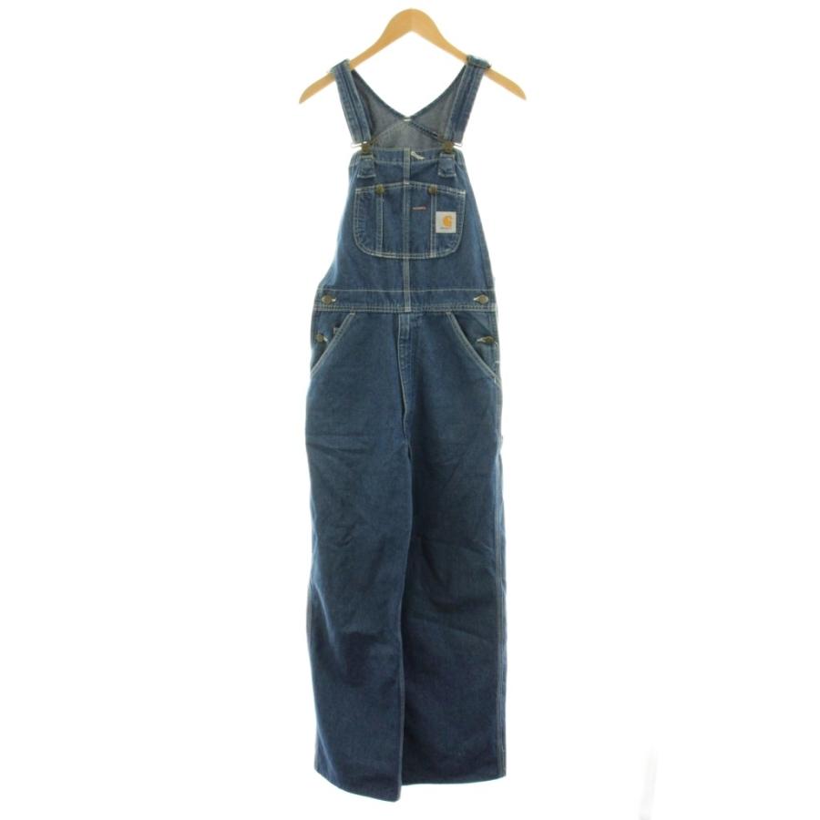 Carhartt オーバーオール【34×30】 カーハート carhartt オーバーオール ロゴ 30×32 紺 ネイビー