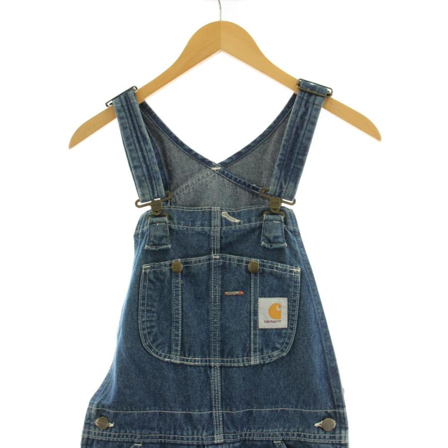 カーハート carhartt オーバーオール ロゴ 30×32 紺 ネイビー