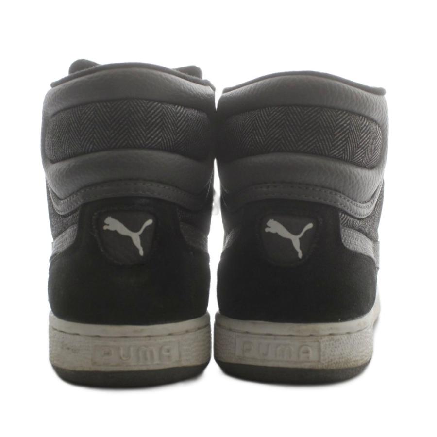 PUMA（プーマ） ハイカットスニーカー シューズ 厚底 US8 26cm 黒