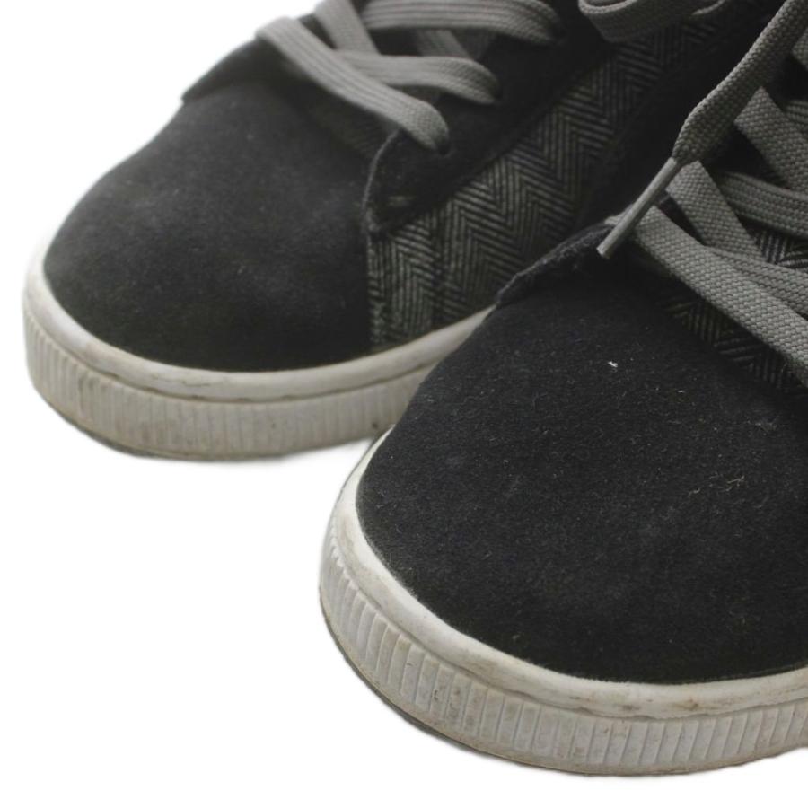 PUMA（プーマ） ハイカットスニーカー シューズ 厚底 US8 26cm 黒