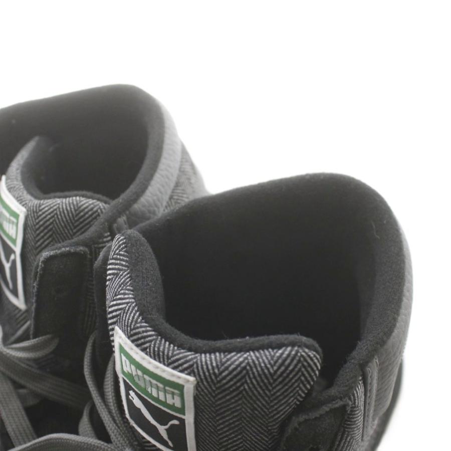 PUMA（プーマ） ハイカットスニーカー シューズ 厚底 US8 26cm 黒