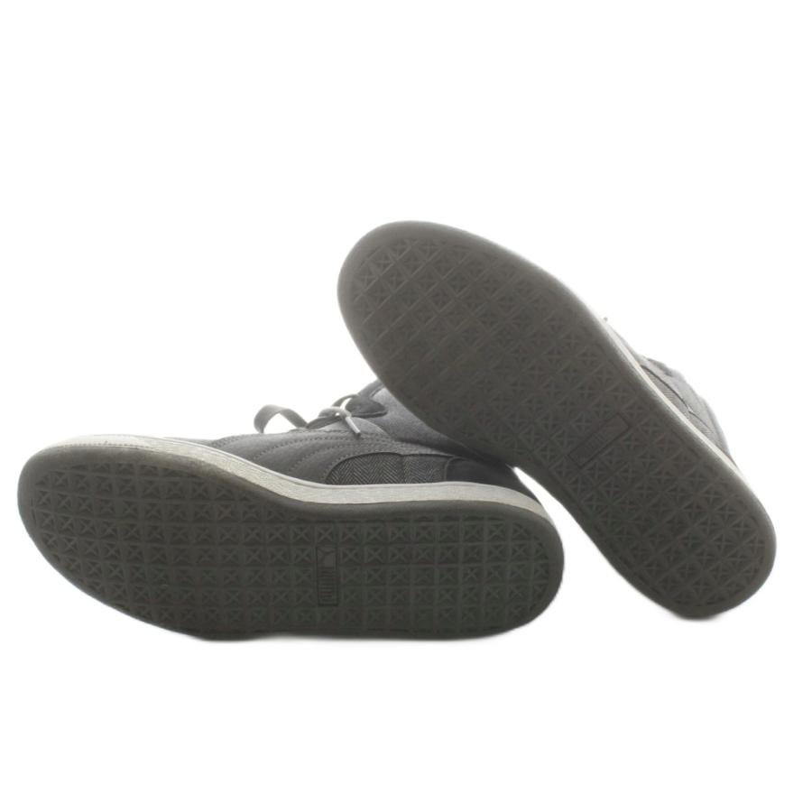 PUMA（プーマ） ハイカットスニーカー シューズ 厚底 US8 26cm 黒