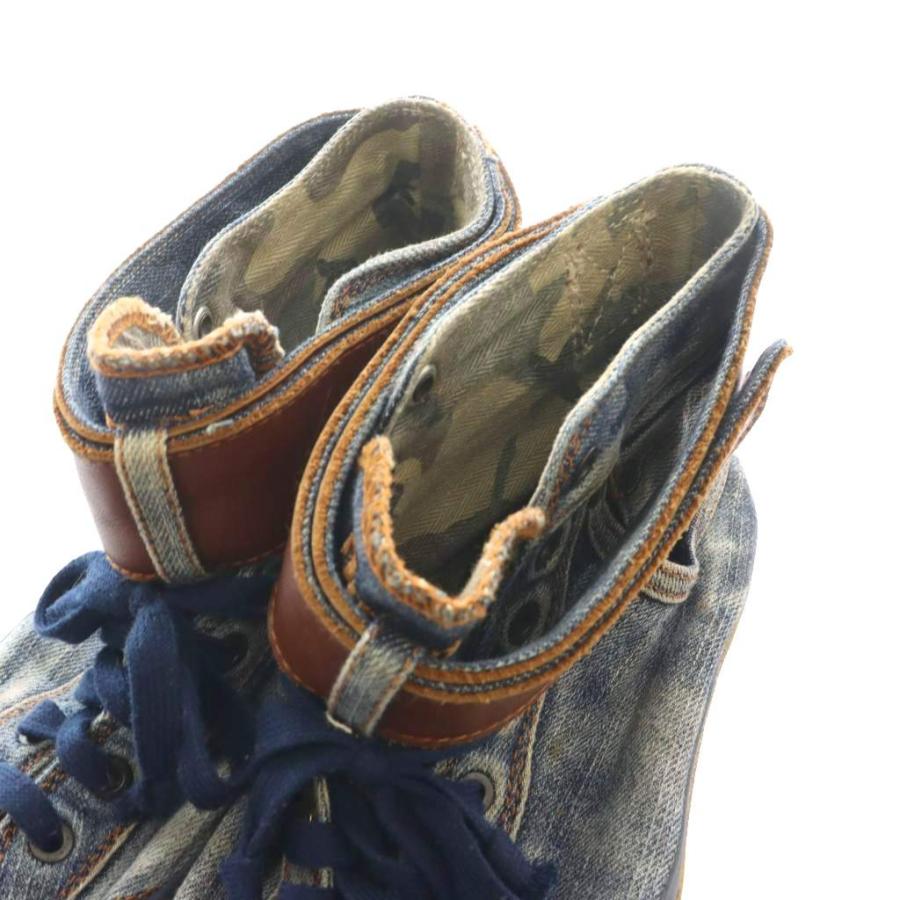 DIESEL デニムハイカットスニーカー新品 DIESEL（ディーゼル） デニムハイカットスニーカー US9 27cm 紺