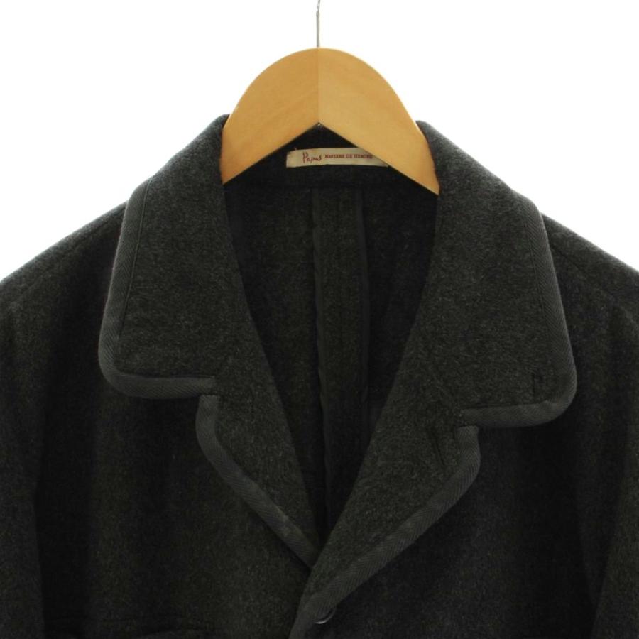 パパス Papas MANIERE DE HEMING テーラードジャケット シングル 