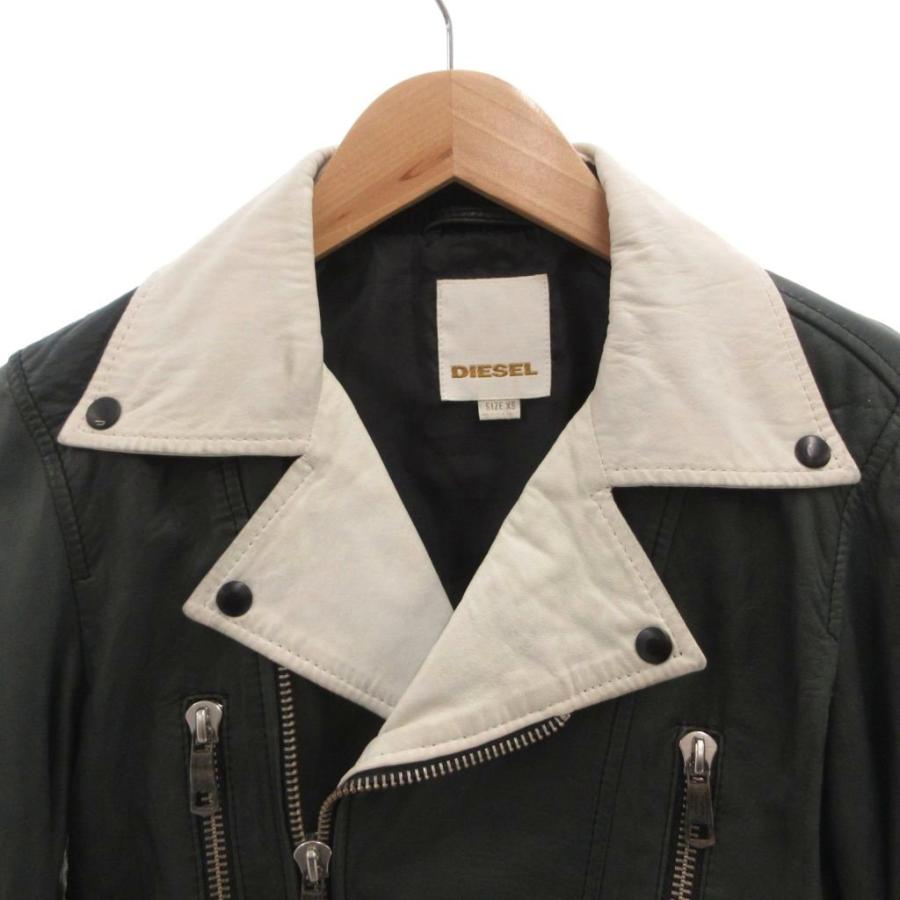 DIESEL（ディーゼル） ライダースジャケット 革ジャン ダブル レザー