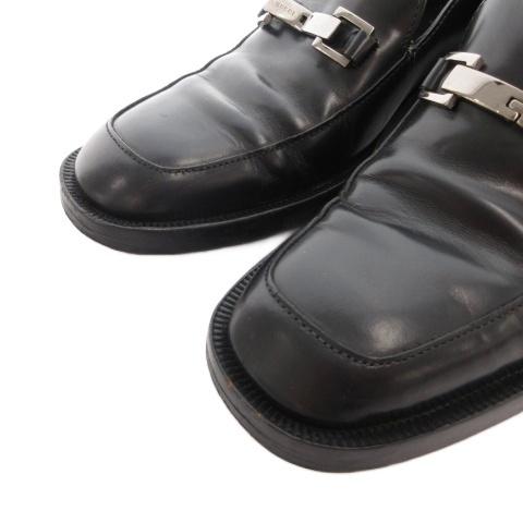 GUCCI（グッチ） ホースビットローファー シューズ レザー 36.5 黒