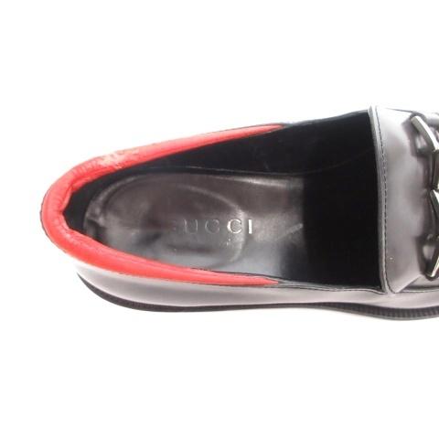 GUCCI（グッチ） ホースビットローファー シューズ レザー 36.5 黒