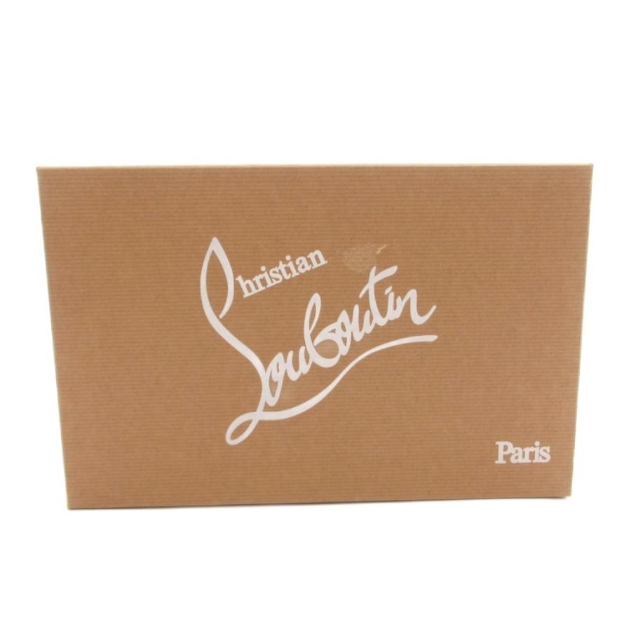 クリスチャンルブタン Christian louboutin リボンパンプス オープントゥ 37.5 黒 ブラック /FF ■GY62 レディース_8