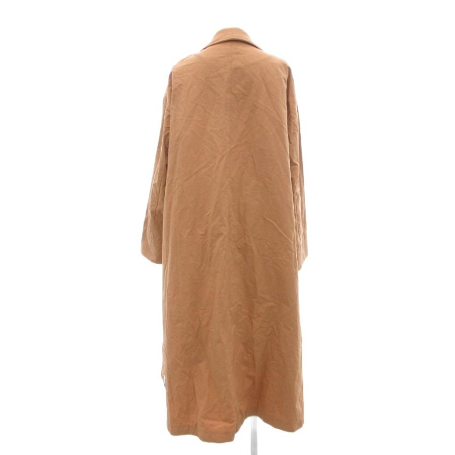 プラージュ Plage 美品 ロングコート リネン混 ショールカラー 38 