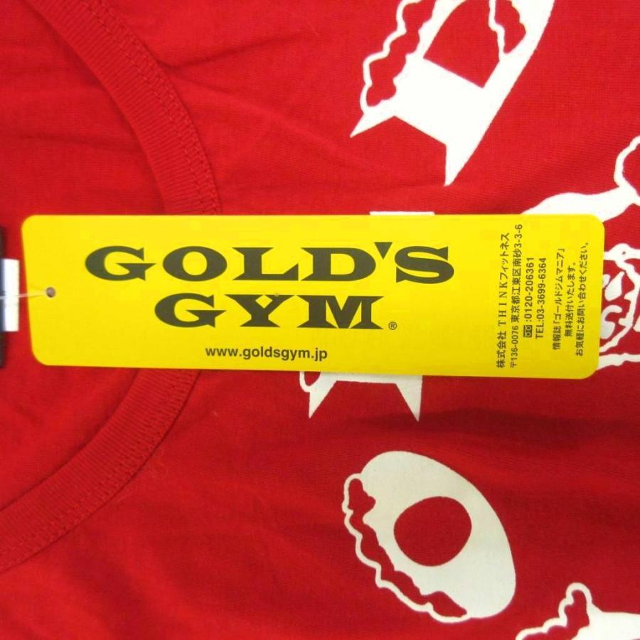 ベニス限定ゴールドジム タンクトップ M 赤 ゴールドジム GOLD'S GYM タンクトップ M 赤 レッド ノースリーブ ロゴ