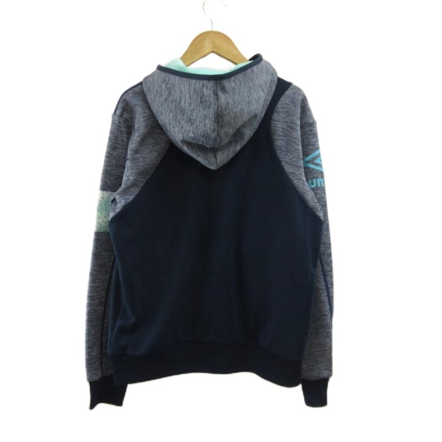 アンブロ UMBRO パーカー ジャージ 上着 M ネイビー 紺 マルチカラー 