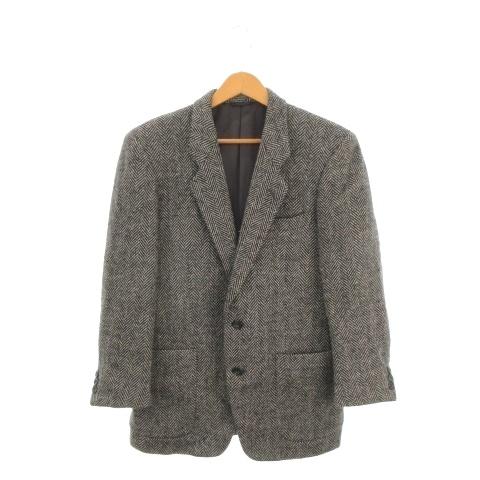 ピエールカルダン Pierre Cardin ジャケット ツイード 90A4 黒 