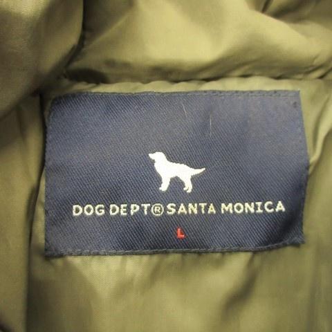 ドッグデプト DOG DEPT SANTA MONICA ダウンジャケット 上着 L 茶 