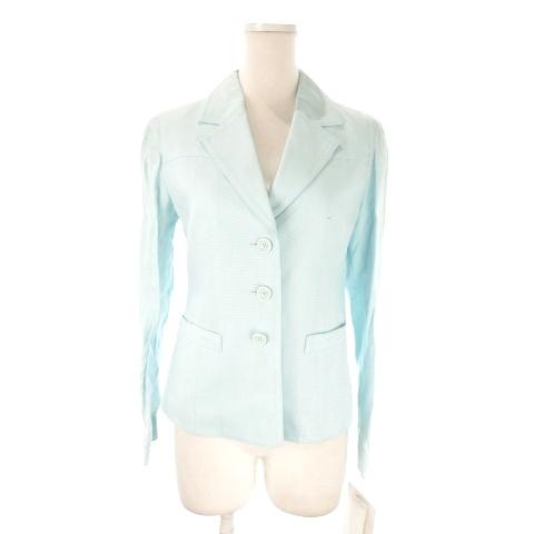 未使用品 クレージュ courreges ジャケット 上着 7 青 ライトブルー 