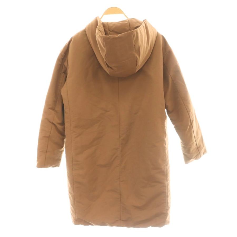 ユニクロ（UNIQLO） ハイブリッドダウンコクーンコート M 茶 ブラウン 
