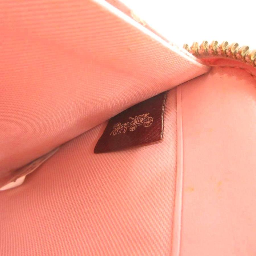 COACH（コーチ） 長財布 ウォレット ベージュ ピンク シグネチャー柄 