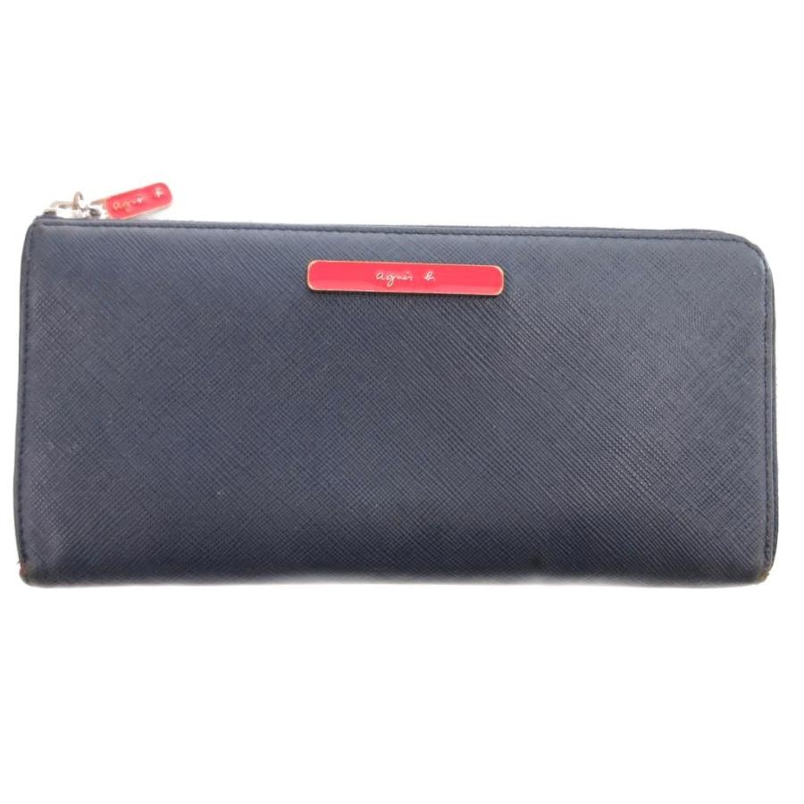アニエスベー　長財布 アニエスベー ボヤージュ Agnes b. VOYAGE 長財布 紺 ネイビー