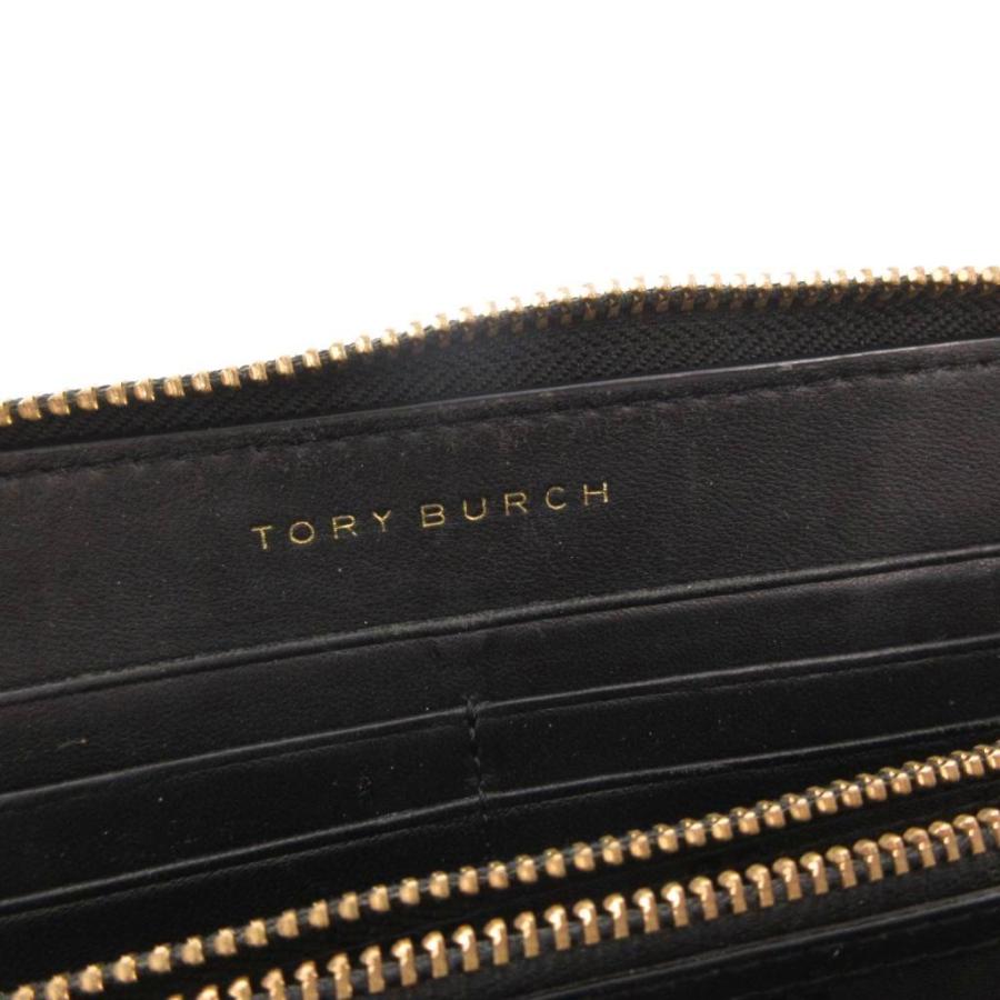 TORY BURCH（トリーバーチ） 長財布 黒 ブラック キルティング模様