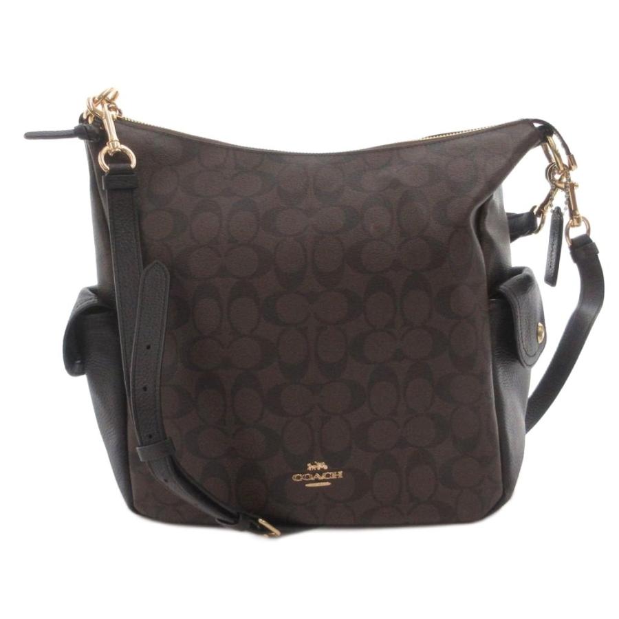 COACH（コーチ） ペニー ショルダーバッグ シグネチャー ブラウン 