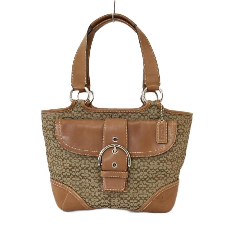 COACH（コーチ） トートバッグ シグネチャー レザー ブランドロゴ 総柄