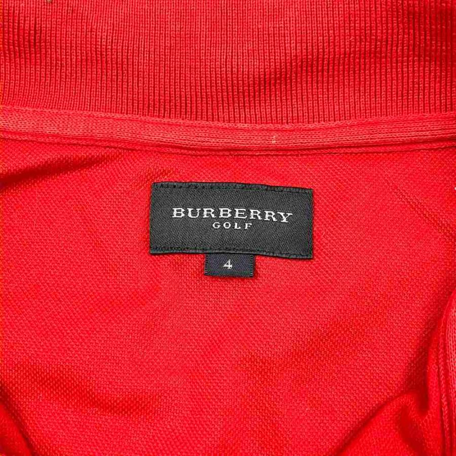 バーバリーゴルフ BURBERRY GOLF ポロシャツ 鹿の子 半袖 ワンポイント