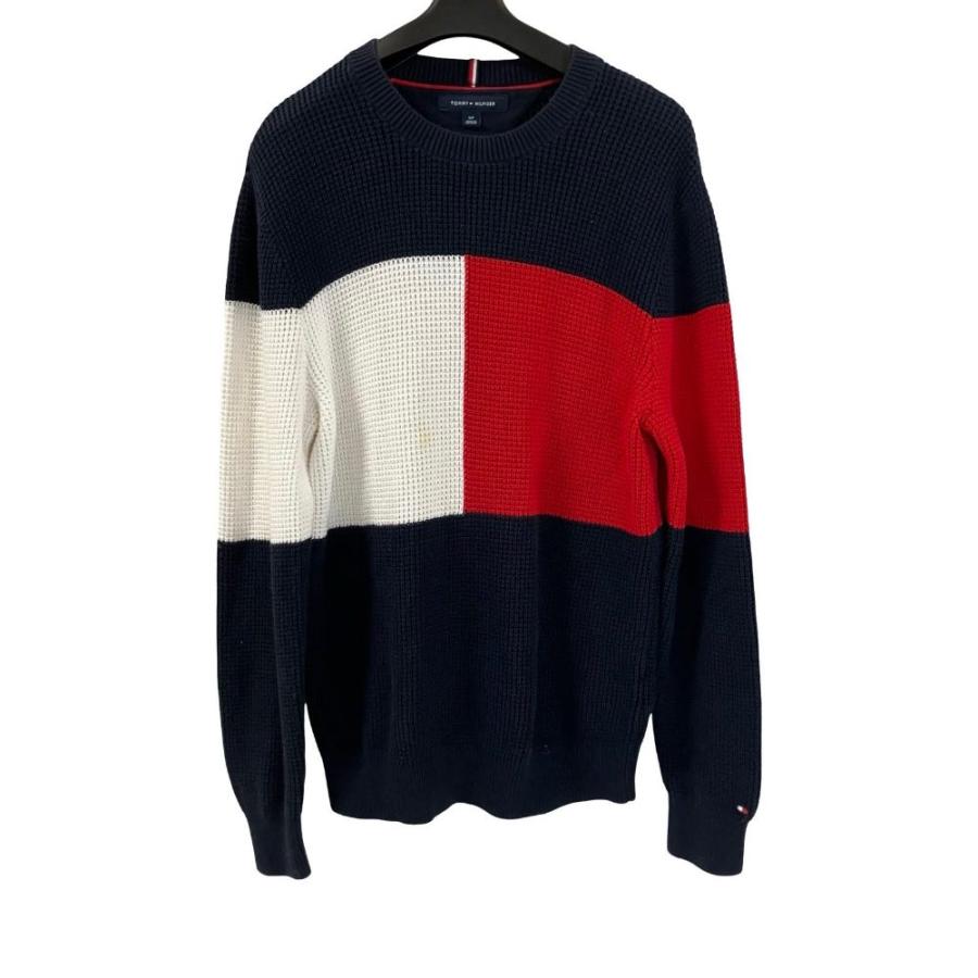 TOMMY HILFIGER（トミー・ヒルフィガー） フラッグロゴ クルーネック 