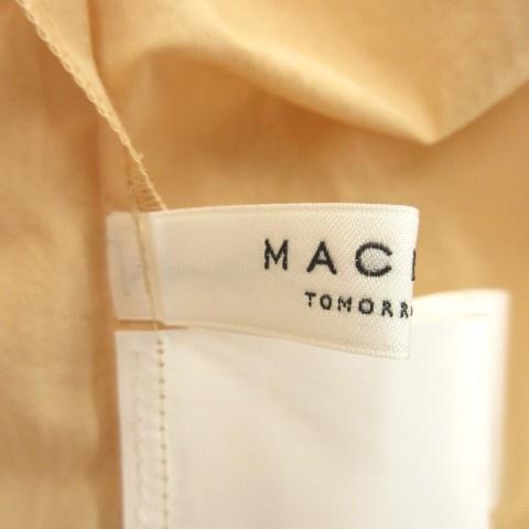 マカフィー MACPHEE トゥモローランド シャツ ブラウス 36 ベージュ 
