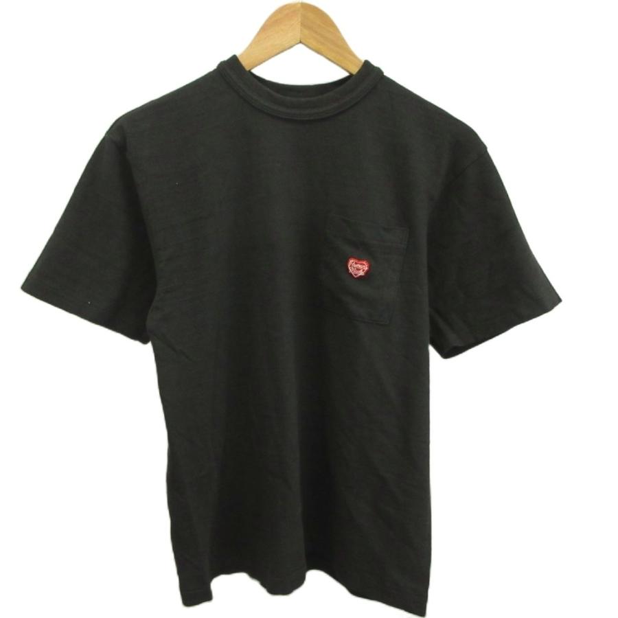 ヒューマンメイド HUMAN MADE Tシャツ M 黒 ブラック 半袖 ラウンド 