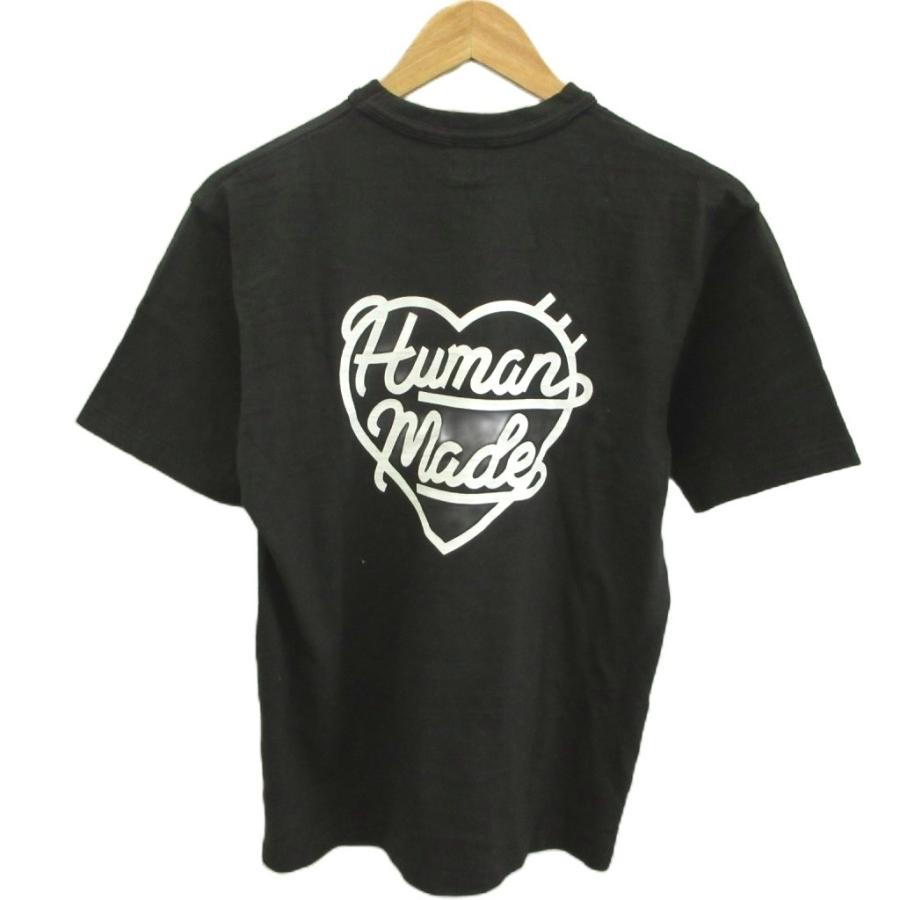 ヒューマンメイド HUMAN MADE Tシャツ M 黒 ブラック 半袖 ラウンド 