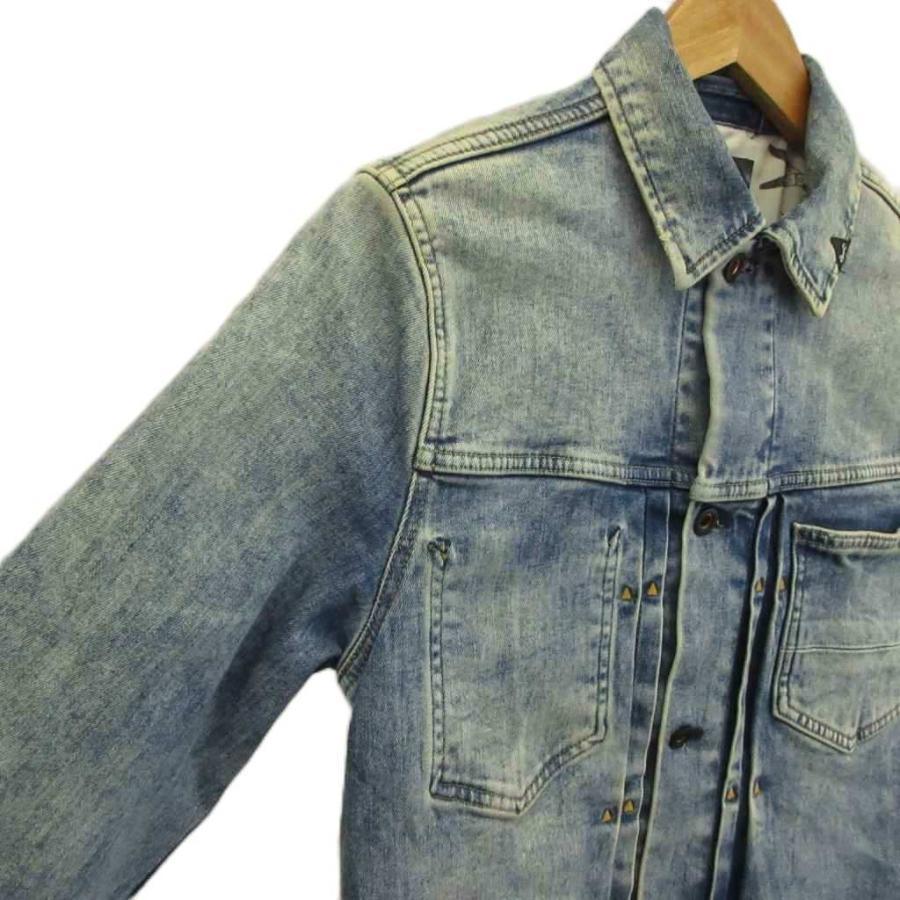 デンハム DENHAM ジャケット ジージャン 上着 XS 青 ブルー 長袖