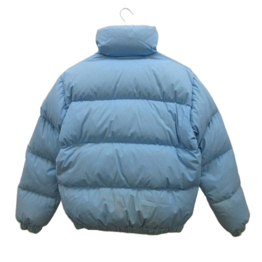 MONCLER ブルー　ショートダウンジャケット　S スタンドカラー MONCLER（モンクレール） ダウンジャケット 上着 165cm 青 ブルー 長袖