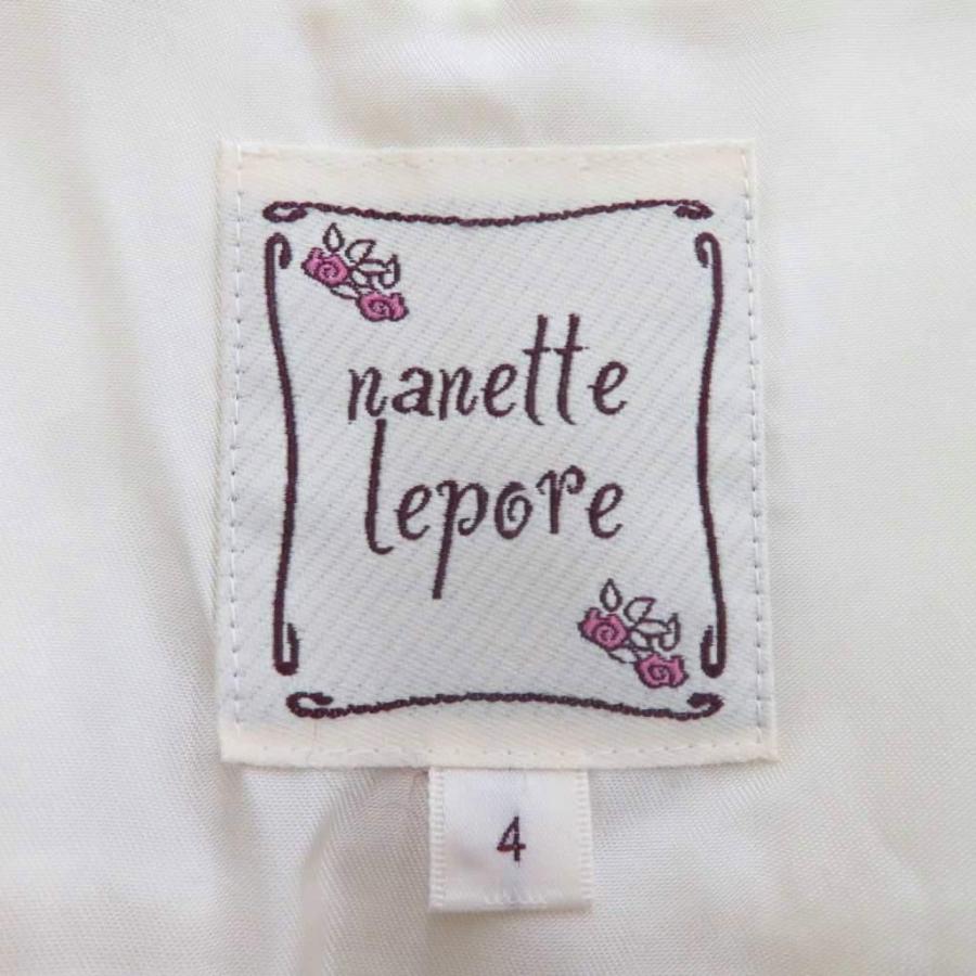 ナネットレポー nanette lepore コート アンゴラ 4 アイボリー 