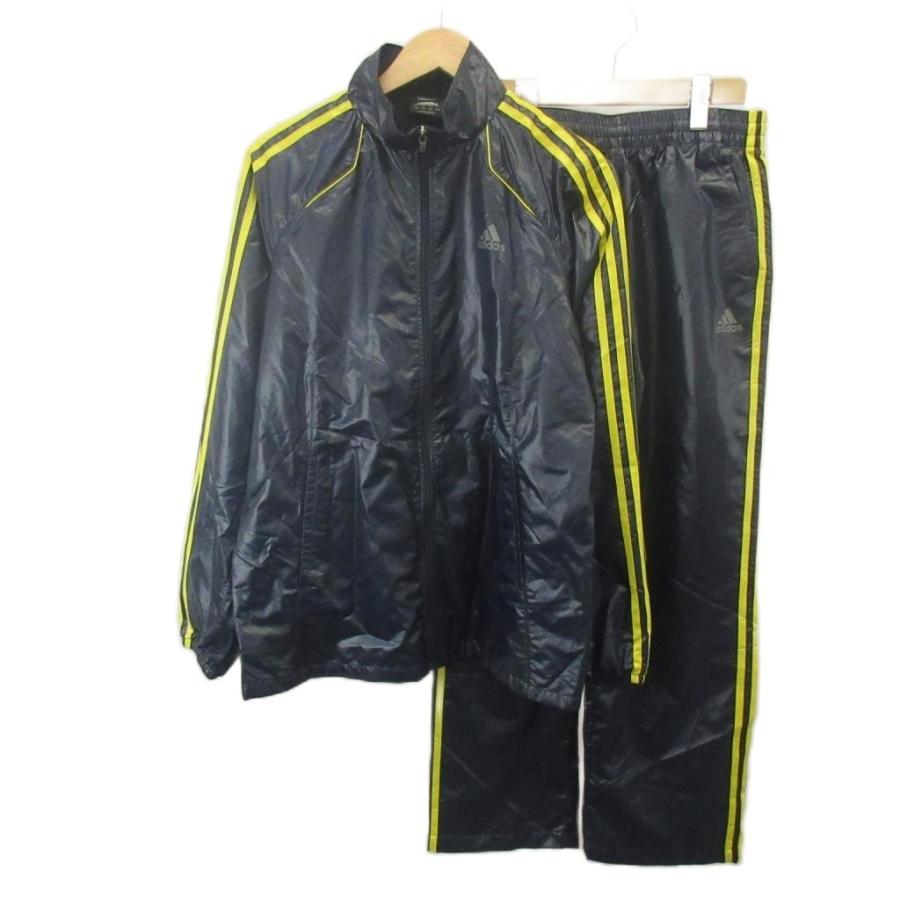 adidas（アディダス） 上着 ウィンドブレーカー 上下セットアップ L 紺 