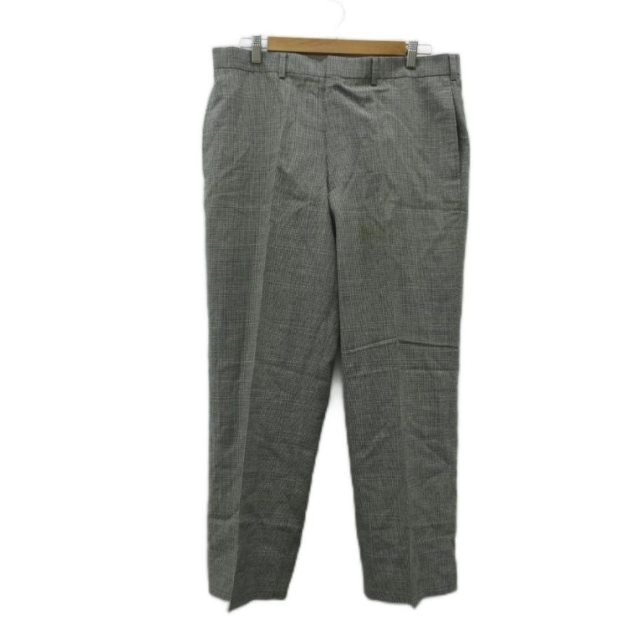 メンズ Brooks Brothers リネンスラックス 濃紺 W32 麻100